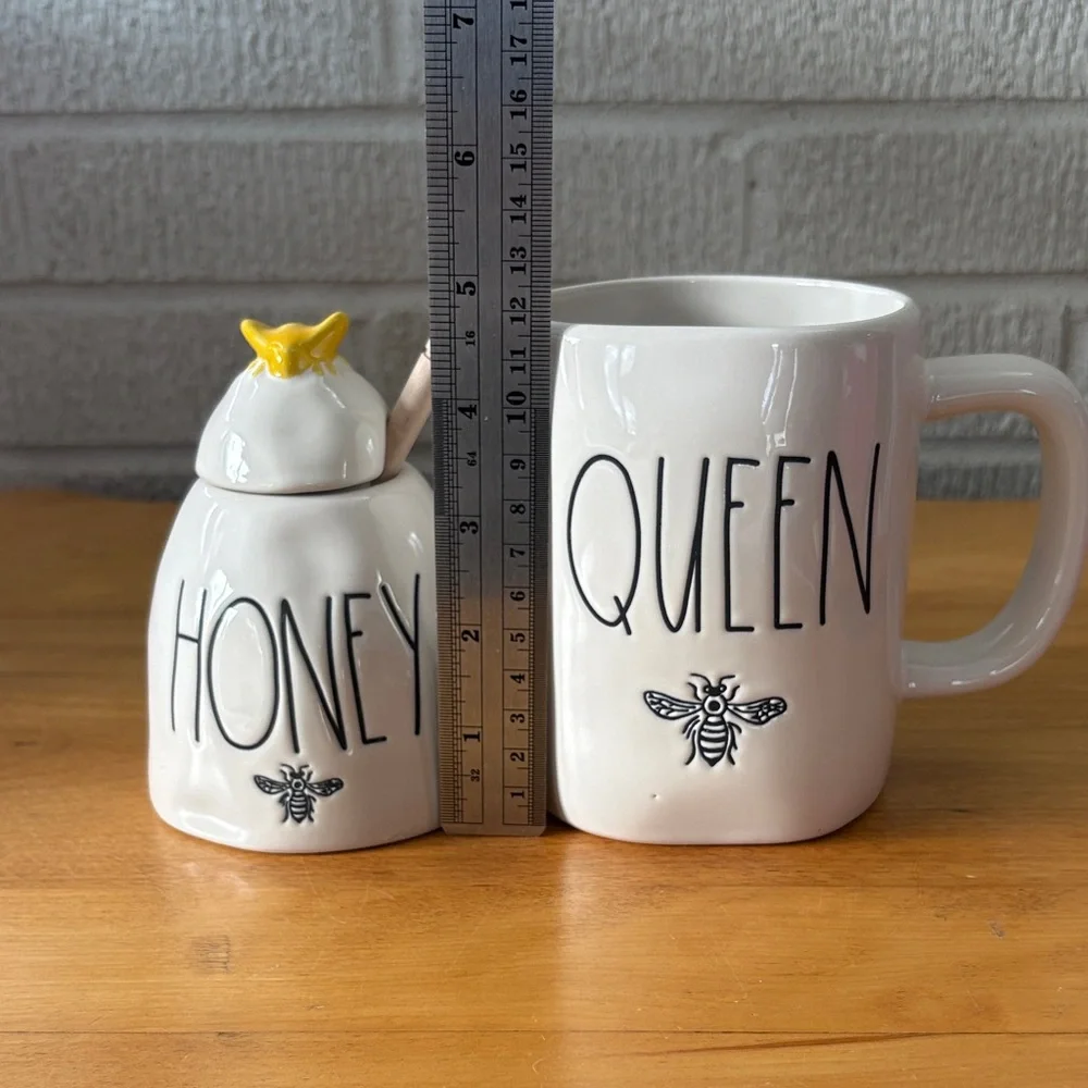 Rae Dunn Queen Mug and Honey Pot Gift Set NIB